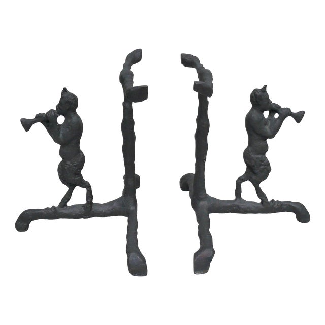 Faun Bookends from Axel Kasseböhmer, 1990s, Set of 2 For Sale