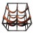 1950s Mid-Century Modern Arthur Umanoff Iron & Leather Wine Rack For Sale