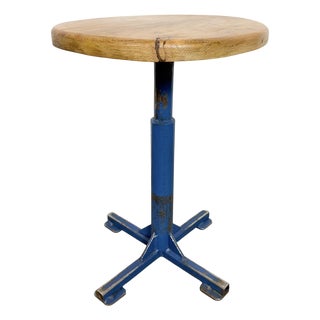 Vintage Industrial Workshop Stool, 1960s For Sale