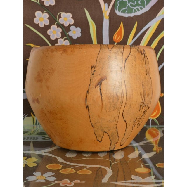 Mid-Century Modern Hand-Carved Wood Bowl by James Eriksson, 1970s For Sale - Image 3 of 17