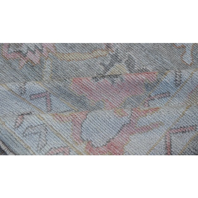 Turkish Oushak Rug Medallion Design by Keivan Woven Arts, 9' X 11'9 For Sale - Image 10 of 10