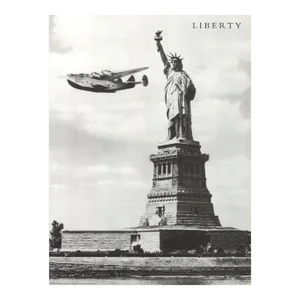 1995 Artist Unknown 'Statue of Liberty' Offset Lithograph
