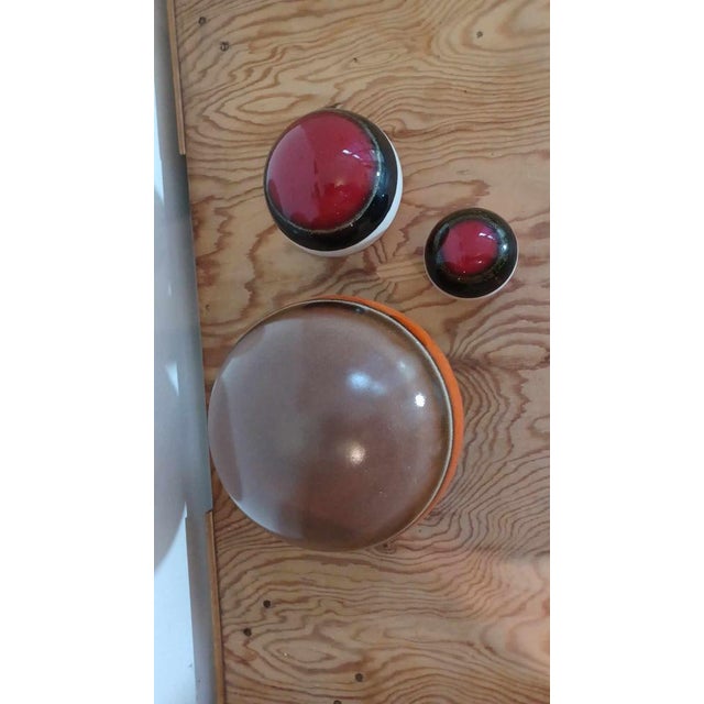 Fat Lava Ceramic Balls, 1970s, Set of 3 For Sale - Image 4 of 14