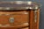 Brown Small Early 20th Century Transition Kidney-Shaped Mahogany Commode For Sale - Image 8 of 18