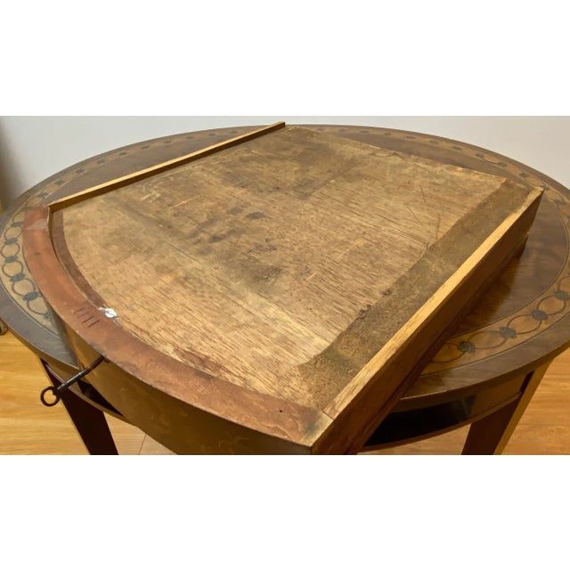 18th to 19th Century Adam Style Inlay Federal Center Table For Sale - Image 10 of 13