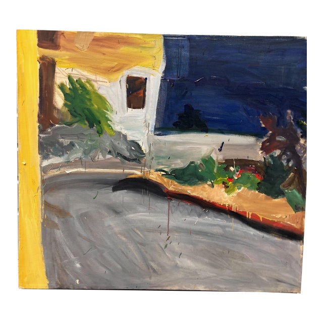 Sally Kissinger Wilt End Of The Street I 1963 Painting For Sale