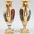 Early 19th Century A Pair of 19th Century French Empire Vases Old Paris Porcelain Gilt Ground Pastoral and Figural Mant For Sale - Image 5 of 12