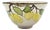 Donna Marie Padrick California Lemon Studio Pottery Centerpiece Bowl 9.5" For Sale
