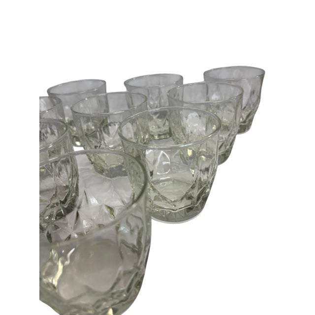 Transparent Mid Century Beverage Pitcher & Low Balls, Set of 11 For Sale - Image 8 of 12