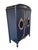 A striking one-of-a-kind vintage French Louis XV–style armoire, professionally refinished in a sophisticated midnight blue...
