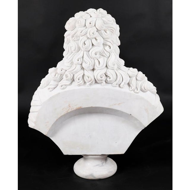 Antique 20th Century Italian Marble Bust of a Nobleman in Armour For Sale - Image 18 of 18
