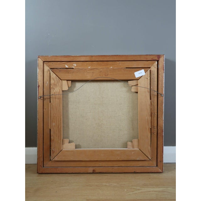 Mid-Century Modern 'Hillside Pathway' Vintage Swedish Original Landscape Oil Painting, Framed For Sale - Image 11 of 11