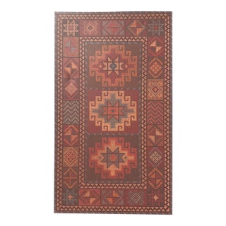 Traditional Turkish Rug Painting by E.Vial 1994 For Sale