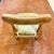 Vintage Hollywood Regency Neoclassical Vanity Chair / Slipper Chair in Sage Velvet With Giltwood Frame & Casters For Sale In Los Angeles - Image 6 of 12