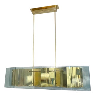21st Century Light Green Bar Chandelier by Fabio LTD For Sale