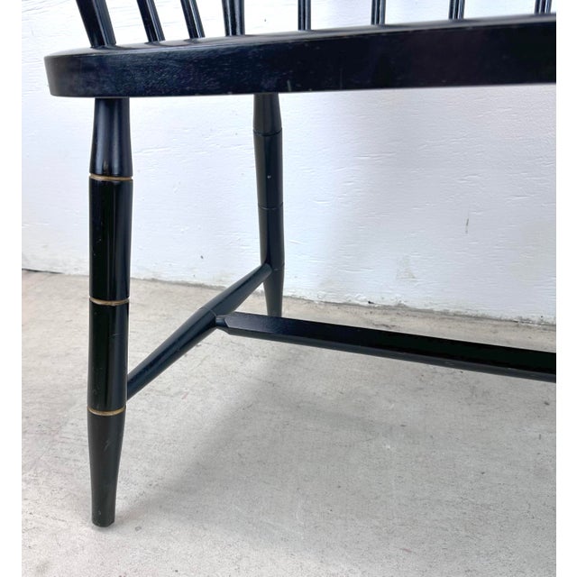 Vintage Nichols and Stone Windsor Settee Bench Chairish