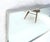 c1960s Large 37x61 Rectangle Solid Aluminum Frame Mid Century Modern Wall Mirror For Sale - Image 10 of 14