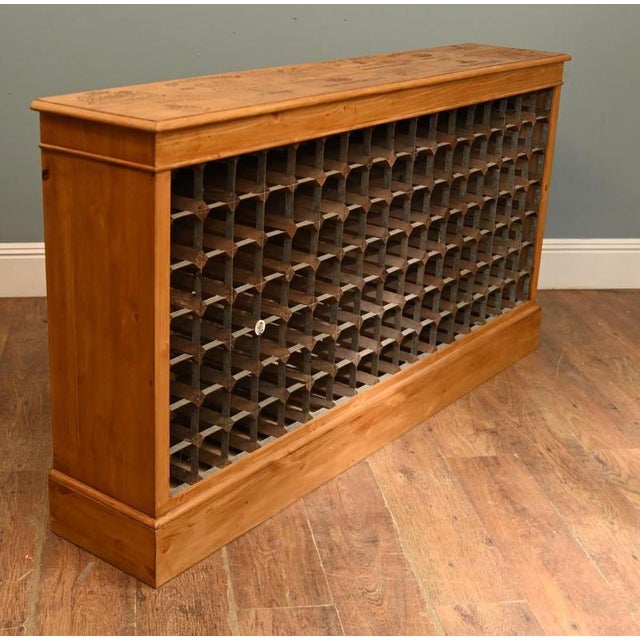 Vintage Salvaged Wine Rack Cellar Crate For Sale - Image 4 of 4