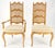 Brown Set 6 Country French Ladder Cane Back Pegged Frames New Upholstery Dining Chairs For Sale - Image 8 of 11