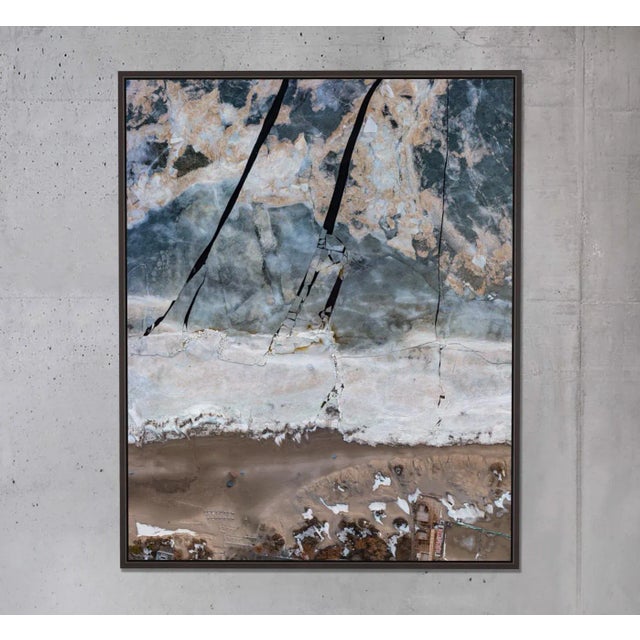 Abstract "Baltic_Ice_Paernu_009" Contemporary Limited Edition Fine Art Photograph Print by Bernhard Lang For Sale - Image 3 of 12