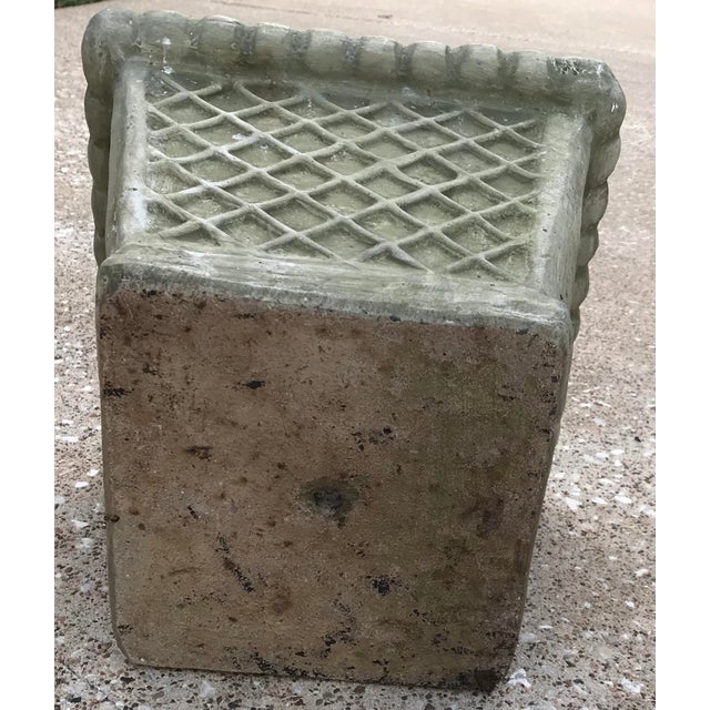 Late 20th Century Vintage Nina Studio Concrete Planter Chairish