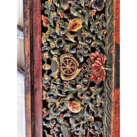 Tibetan Folding Table 16th/17 Century For Sale - Image 11 of 14