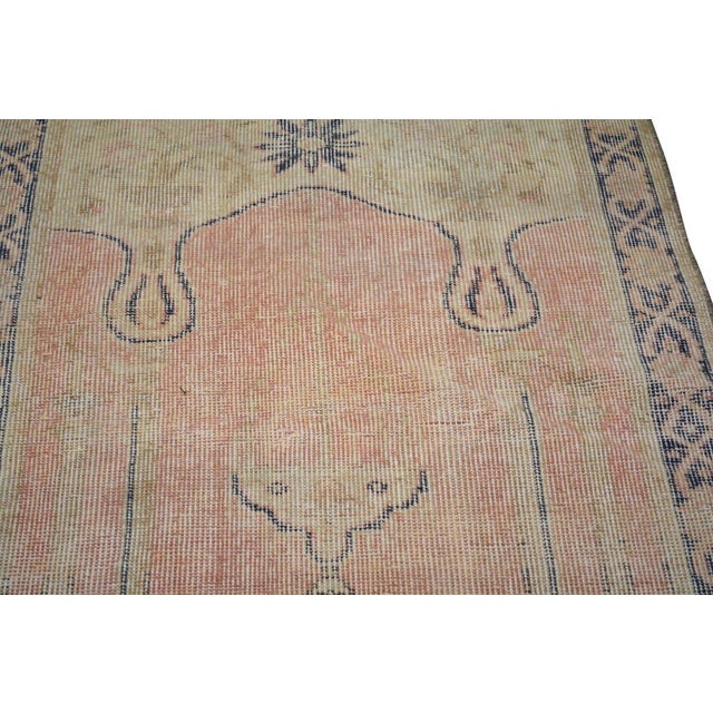 Turkish Vintage Turkish Anatolian Hand Knotted Wool Rug, 2'6''x4'1'' For Sale - Image 3 of 5