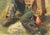 Rudolf Schick, Pipe-Smoking Mountain Farmer, 1800s, Oil Painting on Canvas, Framed For Sale - Image 6 of 9