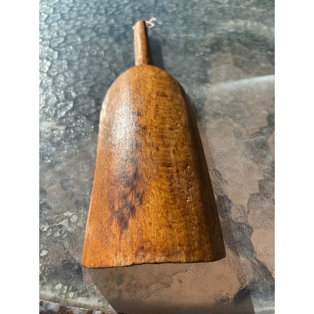 19th Century Hand Carved Chinese Wooden Scoop. This would be good in a crock full of Basmati Rice. Or hanging up on...