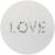 Contemporary Nicolette Mayer "Love" Lost Pavillion 16" Round Pebble Placemats, Set of 4 For Sale - Image 3 of 3