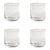 Tuscan Handmade Etched Rock Glasses, Set of 4 For Sale