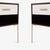 Not Yet Made - Made To Order Astor Tall Brass Nightstands in Ebony Walnut and Ivory Lacquer by Montage, Pair For Sale - Image 5 of 6