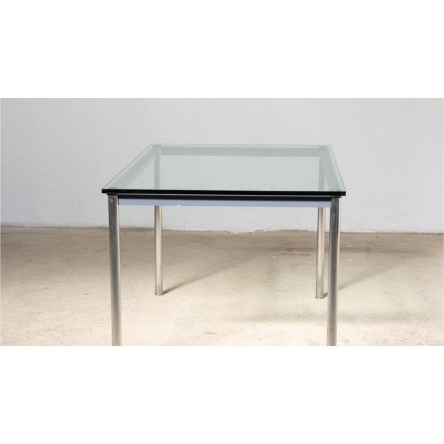 Cassina LC10 Tube Table by Perriand, Le Corbusier and Jeanneret for Cassina, 1920s For Sale - Image 4 of 8
