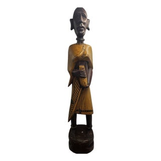 Masai Wooden Sculpture, 1960s For Sale