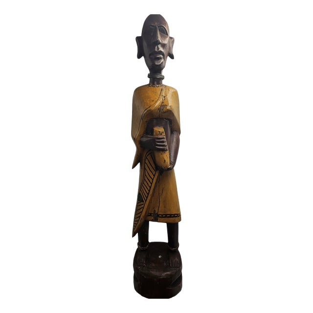Masai Wooden Sculpture, 1960s For Sale