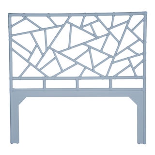 Tiffany Headboard Queen - Blue For Sale