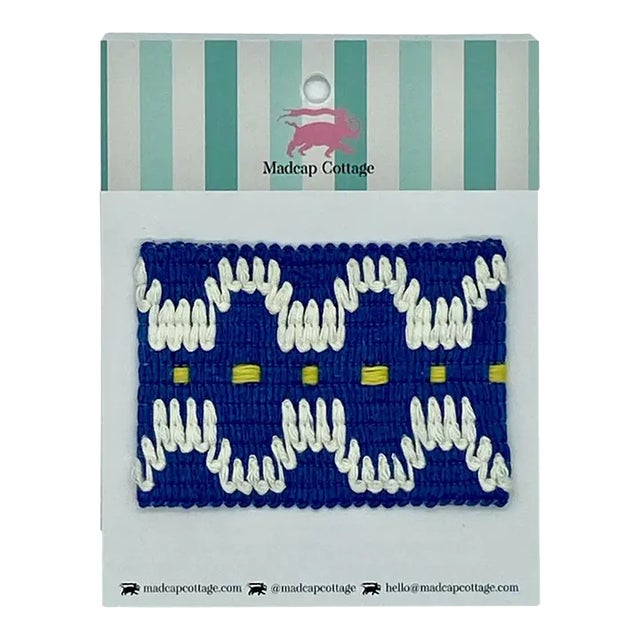 Summer in Crete 2.5" Tape Trim Lemon Grove Yellow For Sale