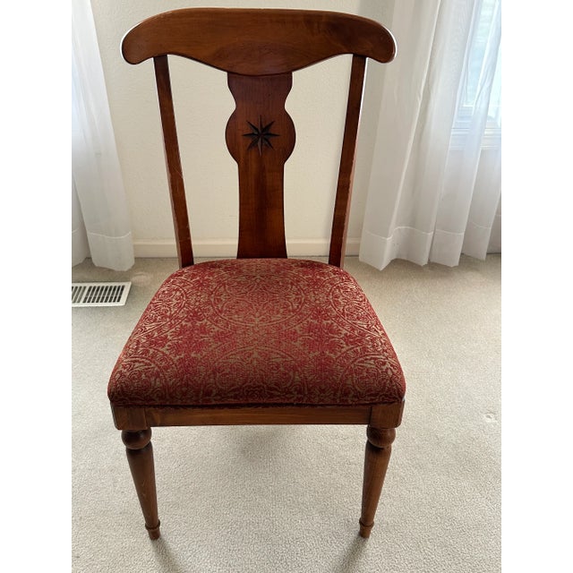 1990s Ethan Allen Country Crossing Dining Side Chair For Sale - Image 9 of 9