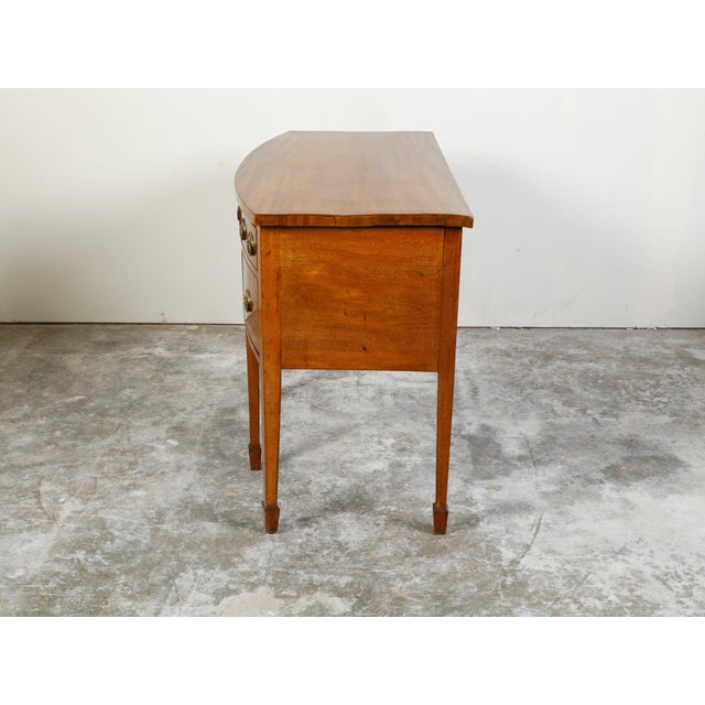 English Georgian Period 1820s Mahogany Five-Drawer Sideboard with Tapered Legs For Sale - Image 10 of 11