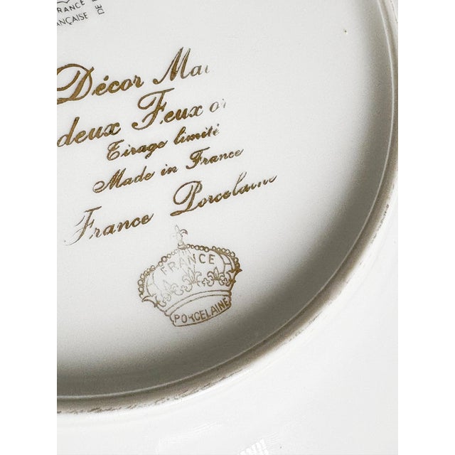 Ceramic Plates with Fish Decoration, France, 1970s, Set of 3 For Sale - Image 12 of 17