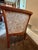 Donghia Hard‑Shell Barrel Chair – Leather Seat & Patterned Textile Interior For Sale In Chicago - Image 6 of 9