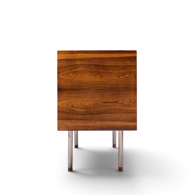Mid 20th Century Hans Wegner for Ry Møbler Ry-25 President Mid Century Rosewood Credenza With Hutch For Sale - Image 5 of 12