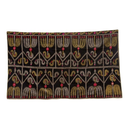 Berbere Tribal Motif Embroidered Textile