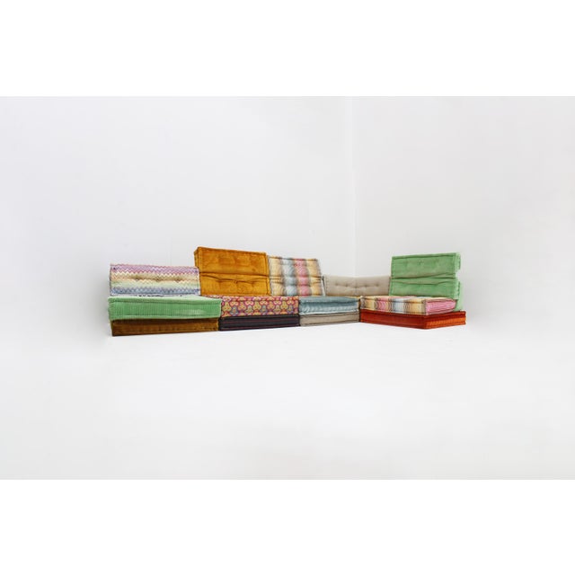 Missoni Mah Jong Sofa by Hans Hopfer for Roche Bobois, 2000s, Set of 15 For Sale - Image 3 of 15