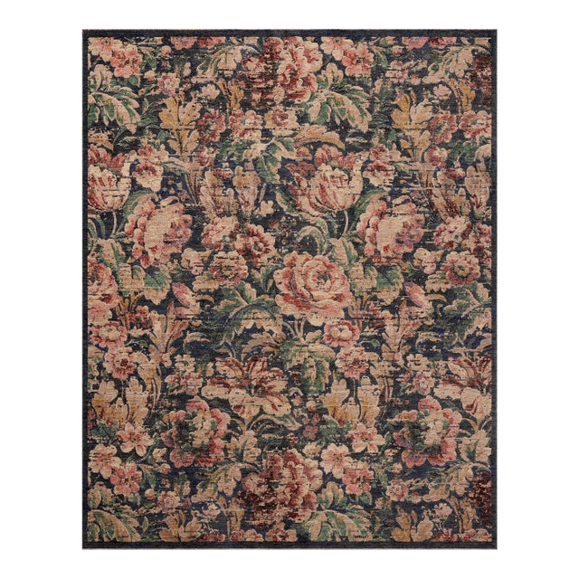 Loloi Winchester Midnight / Blush 2'-6" x 7'-8" Runner Rug For Sale