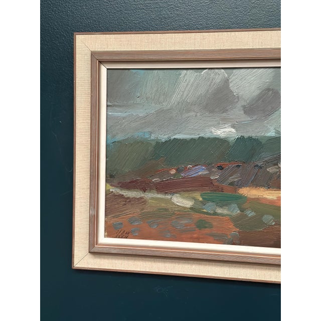Mid-Century Modern Gösta Stawåsen, Kärra Hösten, 1959, Oil on Canvas, Framed For Sale - Image 3 of 18