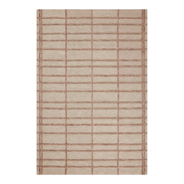Chris Loves Julia x Loloi Bradley Rose / Blush 3' x 7' Runner Rug For Sale
