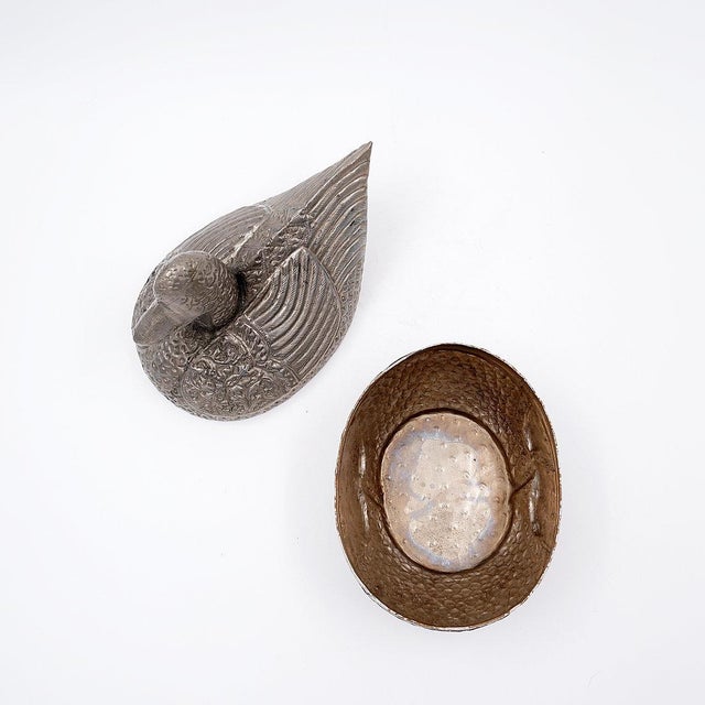 Burmese Duck Betel Box, 1950s For Sale - Image 6 of 13