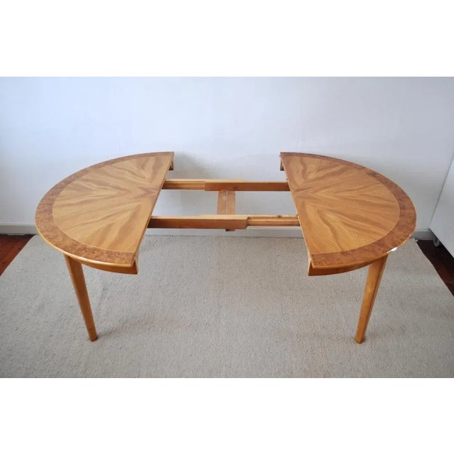 Art Deco Golden Elm Table, 1930s For Sale - Image 14 of 15