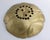 VTG Art Glass Bowl Centerpiece in Seafoam Celadon Green & Gold Beach Rocks 18”d For Sale - Image 4 of 4